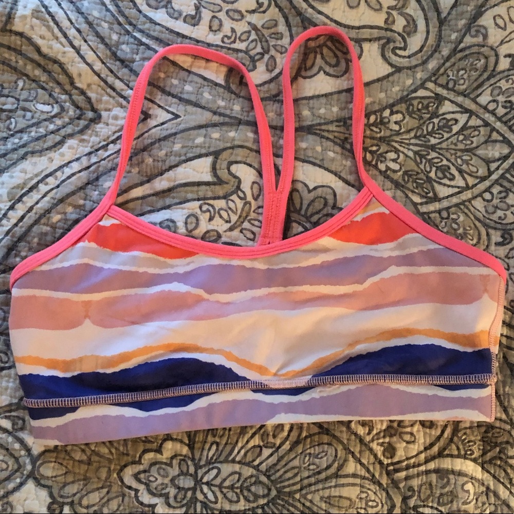 Lululemon multi-color sports bra